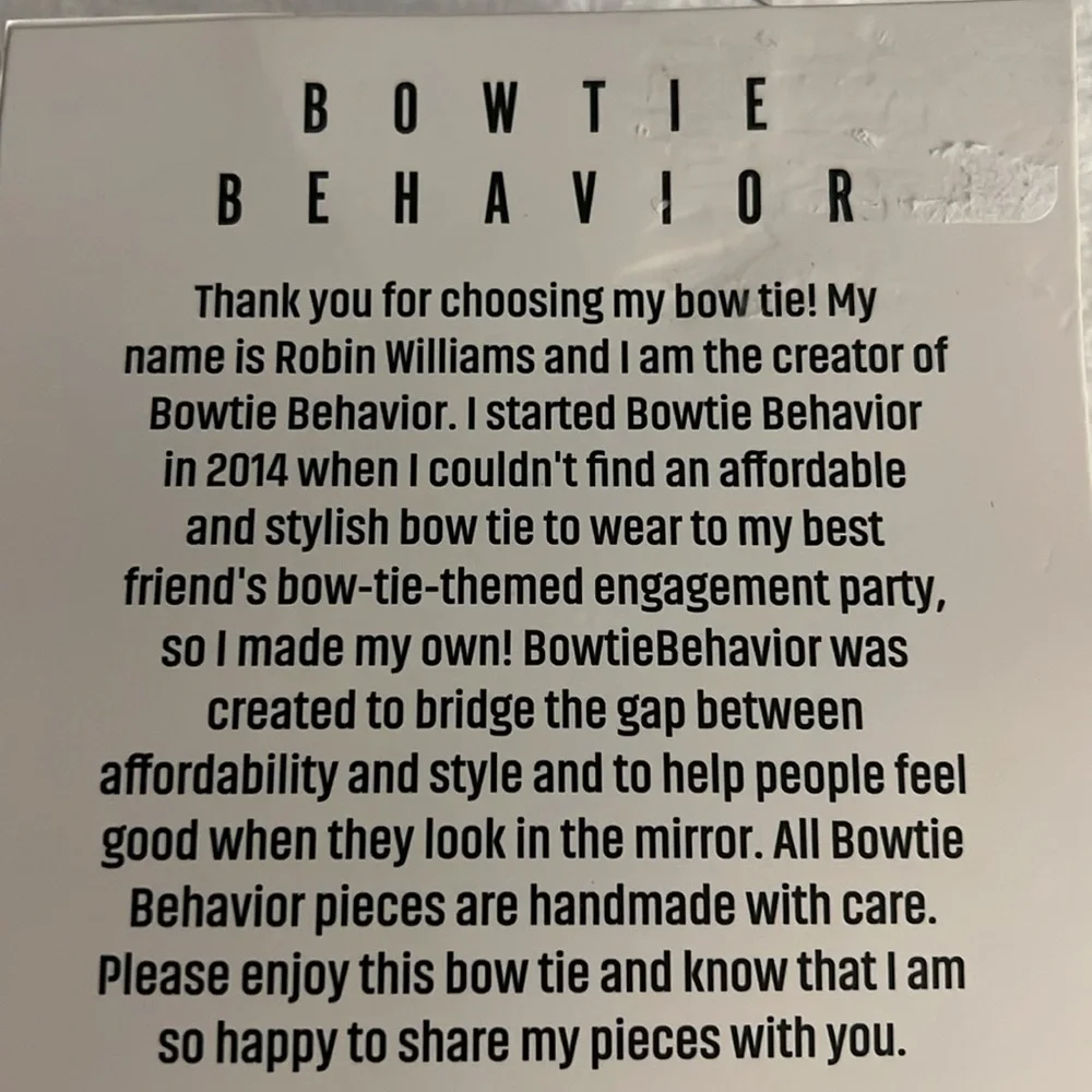bowtie behavior bowtie behavior